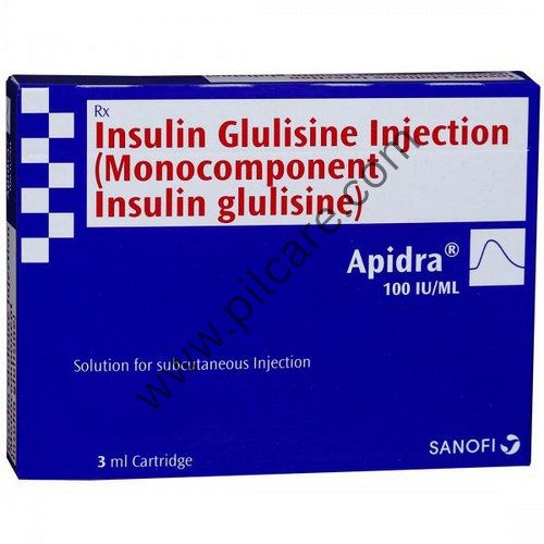 Apidra 100IU Cartridge Medicine Exporter in India