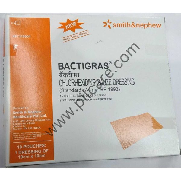 Bactigras Dressing 10cm x 10cm