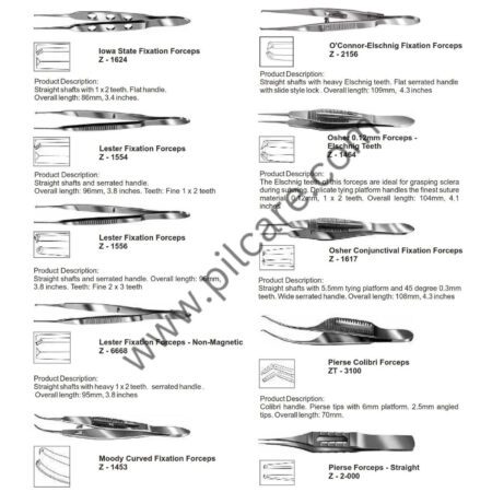 Catalogue of Ophthalmic Intruments