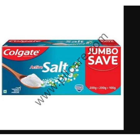 Colgate Active Salt Anticavity Toothpaste (200g+200g+100g)