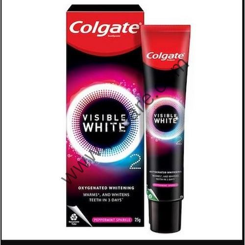 Colgate Visible White O2 Toothpaste Peppermint Sparkle