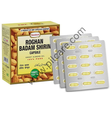 Hamdard Roghan Badam Shirin (Pure Almond Oil/Badam Tel) Capsule