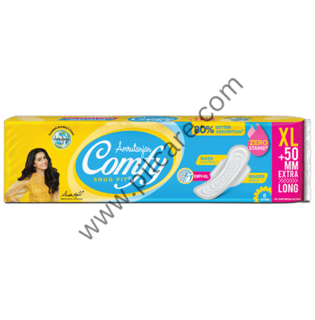 Amrutanjan Comfy Snug Fit Sanitary Pads XL Extra Long