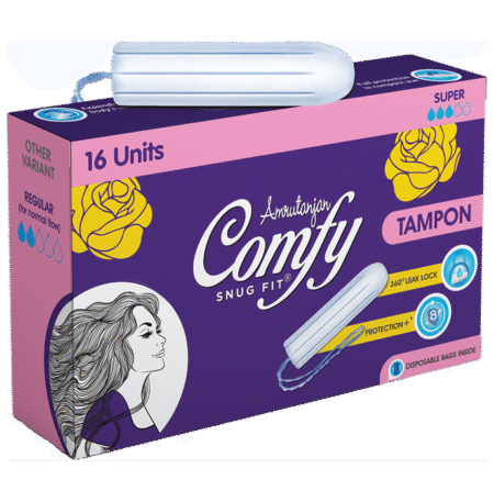 Amrutanjan Comfy Snugfit Tampons Super