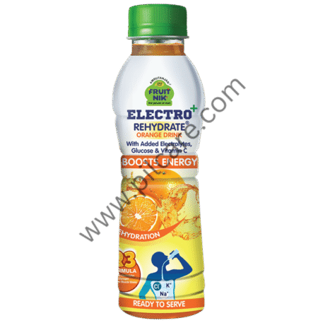 Amrutanjan Fruit Nik Electro+ Rehydrate Orange Drink