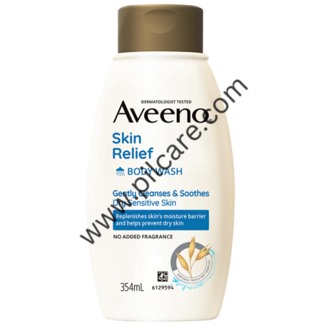 Aveeno Skin Relief Body Wash | For Itchy, Dry Skin | Fragrance-Free