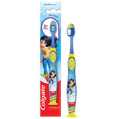 Colgate 5+ Years Extra Soft Toothbrush Kids Wonder Woman