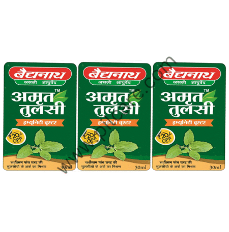 Baidyanath (Jhansi) Amrit Tulsi Immunity Booster Liquid (30ml Each)