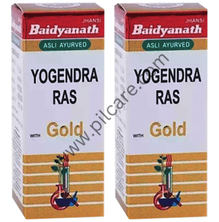 Baidyanath (Jhansi) Chaturmukh Ras with Gold Tablet (10 Each)