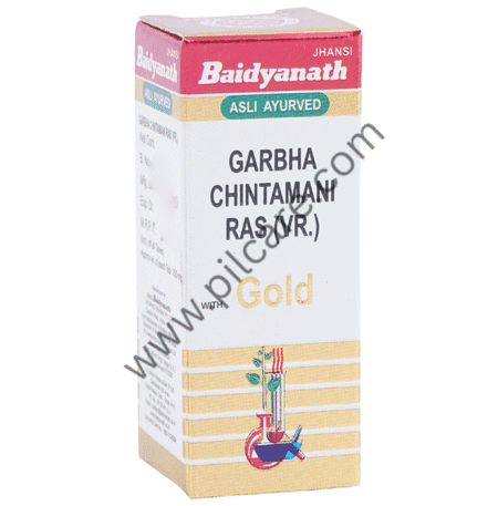 Baidyanath (Jhansi) Garbha Chintamani Ras (Vr.) with Gold Tablet