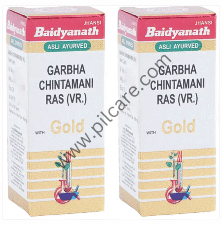 Baidyanath (Jhansi) Garbha Chintamani Ras (Vr.) with Gold Tablet (25 Each)
