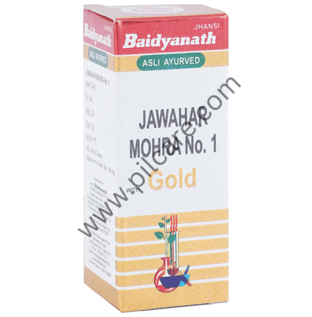 Baidyanath (Jhansi) Jawahar Mohra No. 1 with Gold Tablet