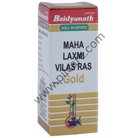 Baidyanath (Jhansi) Maha Laxmi Vilas Ras with Gold Tablet