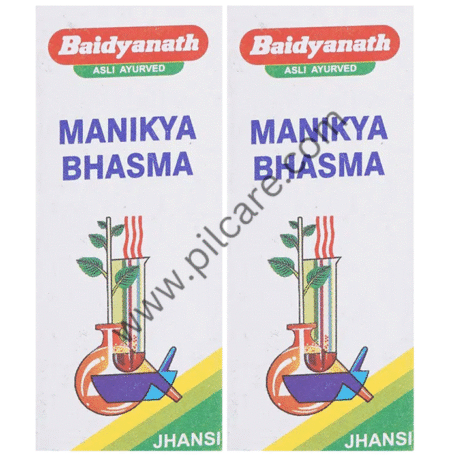 Baidyanath (Jhansi) Manikya Bhasma (2.5gm Each)