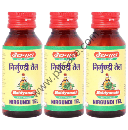 Baidyanath (Jhansi) Nirgundi Tel (50ml Each)
