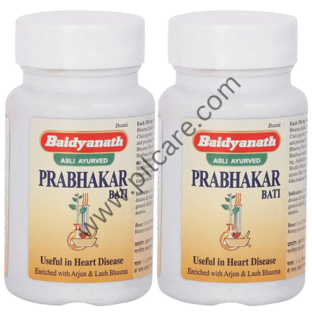Baidyanath (Jhansi) Prabhakar Bati Tablet (80 Each)