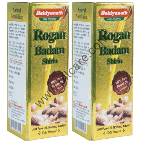 Baidyanath (Jhansi) Rogan Badam Shirin Oil (25ml Each)