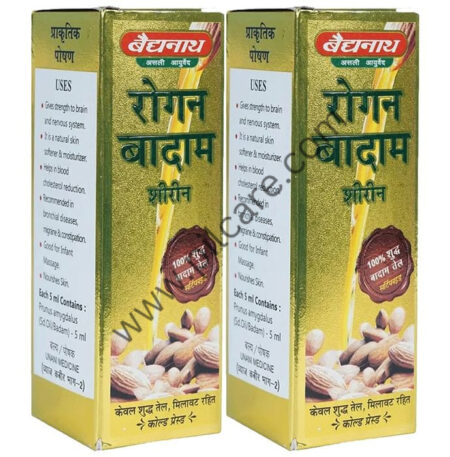 Baidyanath (Jhansi) Rogan Badam Shirin Oil (50ml Each)