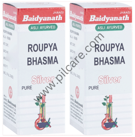 Baidyanath (Jhansi) Roupya Bhasma Pure Silver (1gm Each)