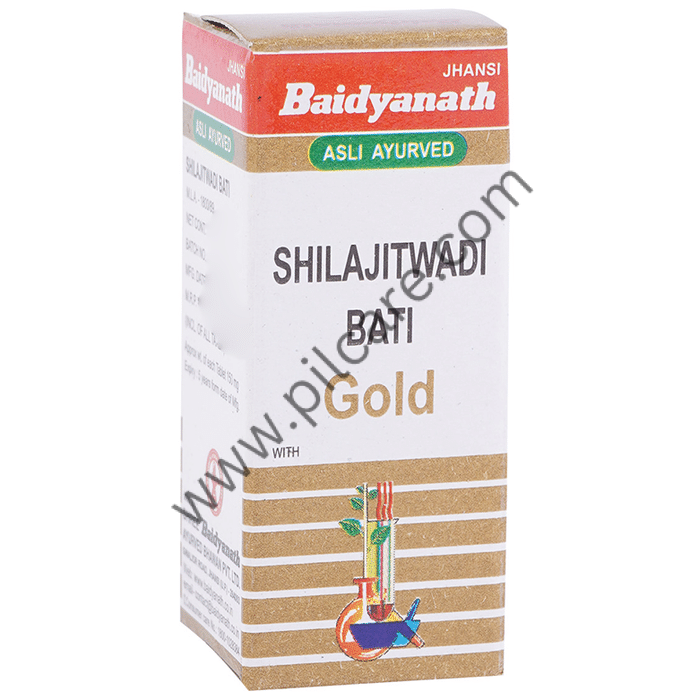 Baidyanath (Jhansi) Shilajitwadi Bati with Gold