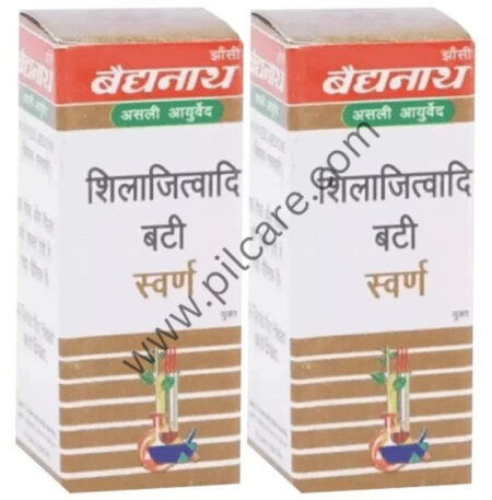 Baidyanath (Jhansi) Shilajitwadi Bati with Gold (10 Each)