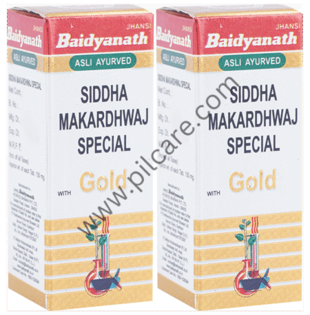 Baidyanath (Jhansi) Siddha Makardhwaj Special with Gold (25 Each)