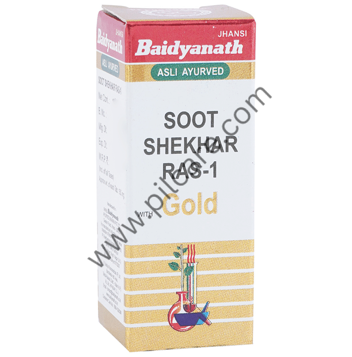 Baidyanath (Jhansi) Soot Shekhar Ras 1 with Gold