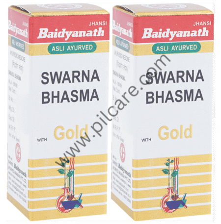 Baidyanath (Jhansi) Swarna Bhasma with Gold (500mg Each)