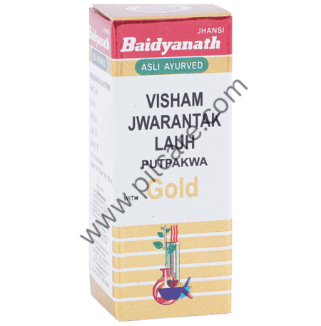 Baidyanath (Jhansi) Visham Jwarantak Lauh Putpakwa with Gold