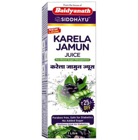 Baidyanath (Nagpur) Karela Jamun Juice (1Litre Each)