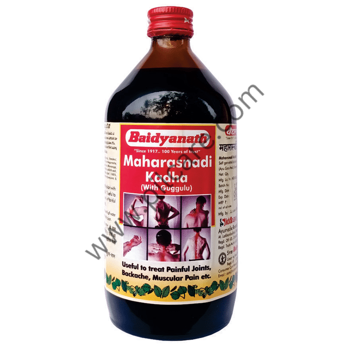 Baidyanath (Nagpur) Maharasnadi Kadha (with Guggulu) | For Joint Pain, Backache & Muscular Pain