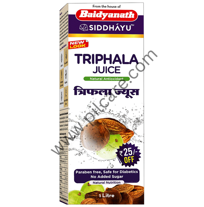 Baidyanath (Nagpur) Triphala Juice | Eases Constipation | For Digestive & Gut Health