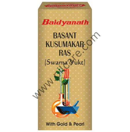 Baidyanath (Noida) Basant Kusumakar Ras (Swarna Yukt) | For Blood Sugar & General Debility