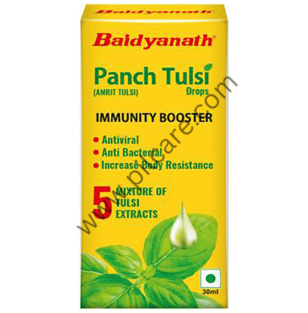 Baidyanath (Noida) Panch Tulsi (Amrit Tulsi) Drop Immunity Booster