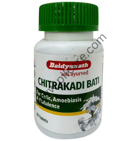 Baidyanath Chitrakadi Bati Tablet | For Flatulence, Colic & Amoebiasis