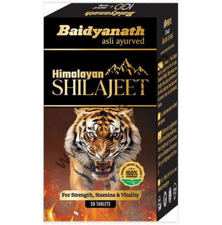 Baidyanath Himalayan Shilajeet Tablet | For Strength & Stamina