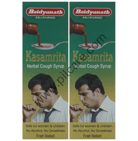 Baidyanath Kasamrita Herbal Cough Syrup (100ml Each)
