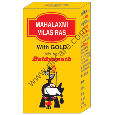Baidyanath Mahalaxmi Vilas Ras with Gold | Manages Cold, Cough & Fever