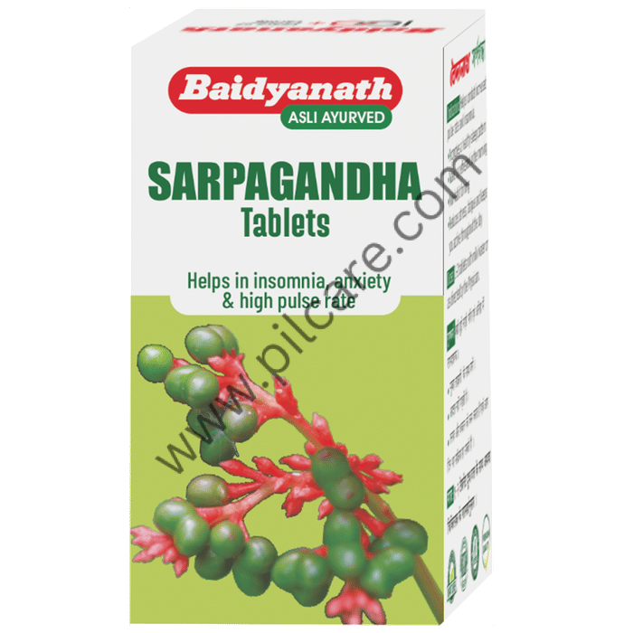 Baidyanath Sarpgandha Tablet | Helps Manage Blood Pressure Levels & Insomnia