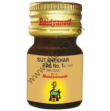 Baidyanath Sutshekhar Ras with Gold (Sw.Yu.) | For Digestive Care & Acidity Relief