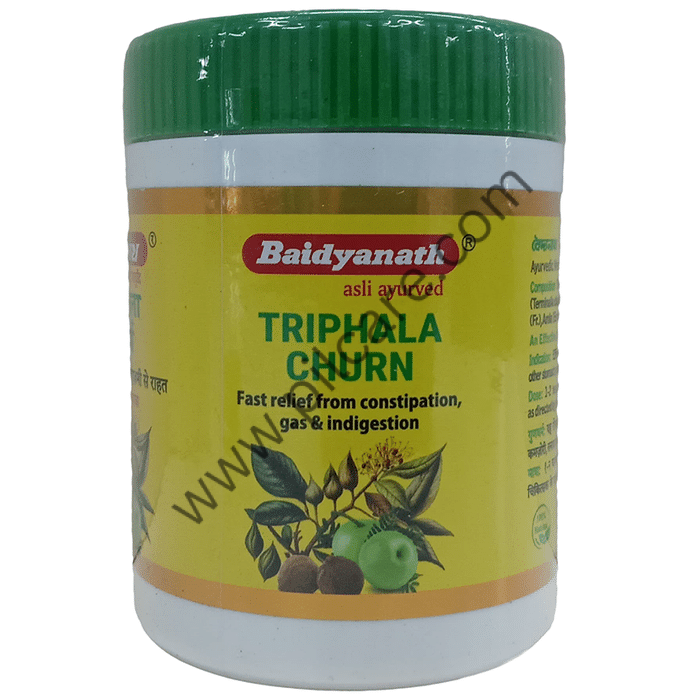 Baidyanath Triphala Churn | Eases Constipation, Acidity & Gas