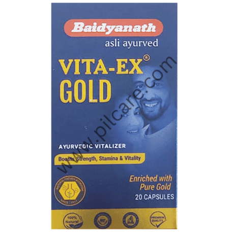 Baidyanath Vita-Ex Gold Capsule for Vitality & Stamina
