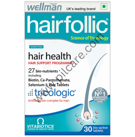 Wellman Hairfollic Hair Supplement Tablet