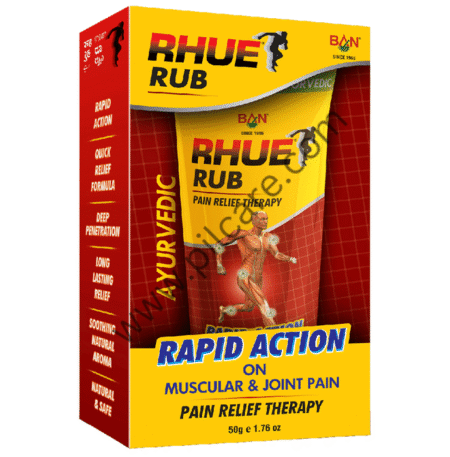 Ban Labs Rhue Rub | Ayurvedic Pain Relief | Rubbing Action for Deeper Penetration |