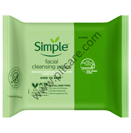 Simple Kind To Skin Facial Cleansing Wipes