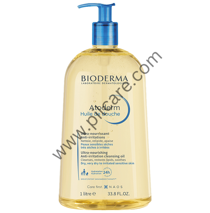 Bioderma Atoderm Huile De Douche Ultra-Nourishing Anti-Irritation Cleansing Oil Dry, Very Dry to Irritated Sensitive Skin