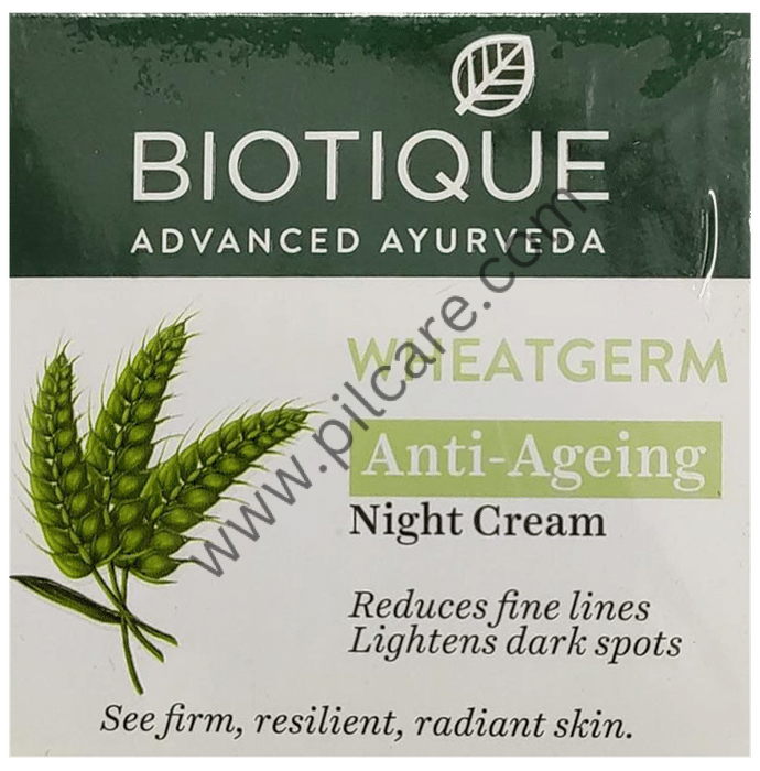 Biotique Advanced Ayurveda Wheat Germ Anti-Ageing Night Cream