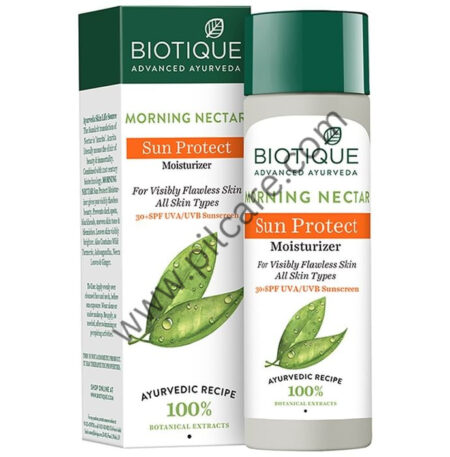Biotique Morning Nectar Sun Protect Moisturizer | SPF 30+ Sunscreen