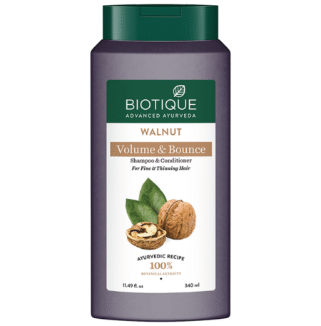 Biotique Walnut Volume & Bounce Shampoo and Conditioner