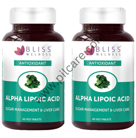Bliss Welness Antioxidant Alpha Lipoic Acid Veg Tablet (60 Each)
